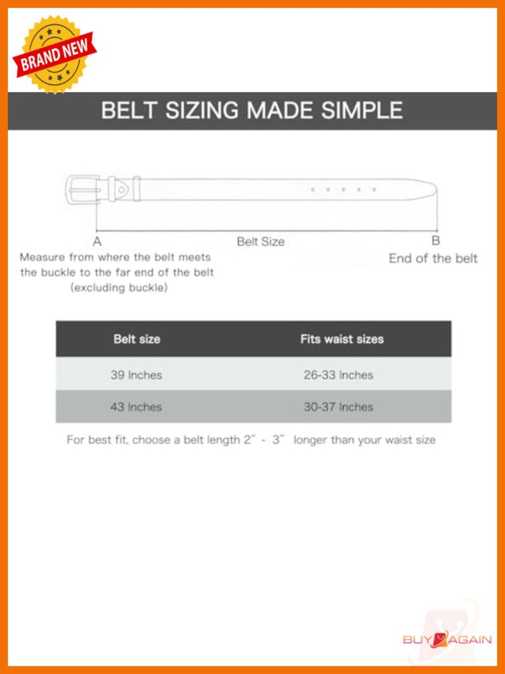 Luxury PU Leather Belt for Women - Classic Design Belt for Jeans and Dresses - Picture 5 of 6